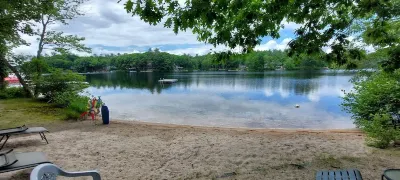 Cottage with great beach.