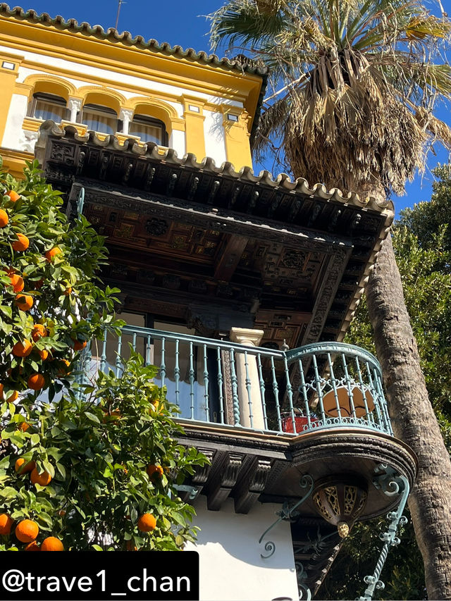 【スペイン🇪🇸セビーリャ、セビリア】オレンジと青空と歴史の美しさ